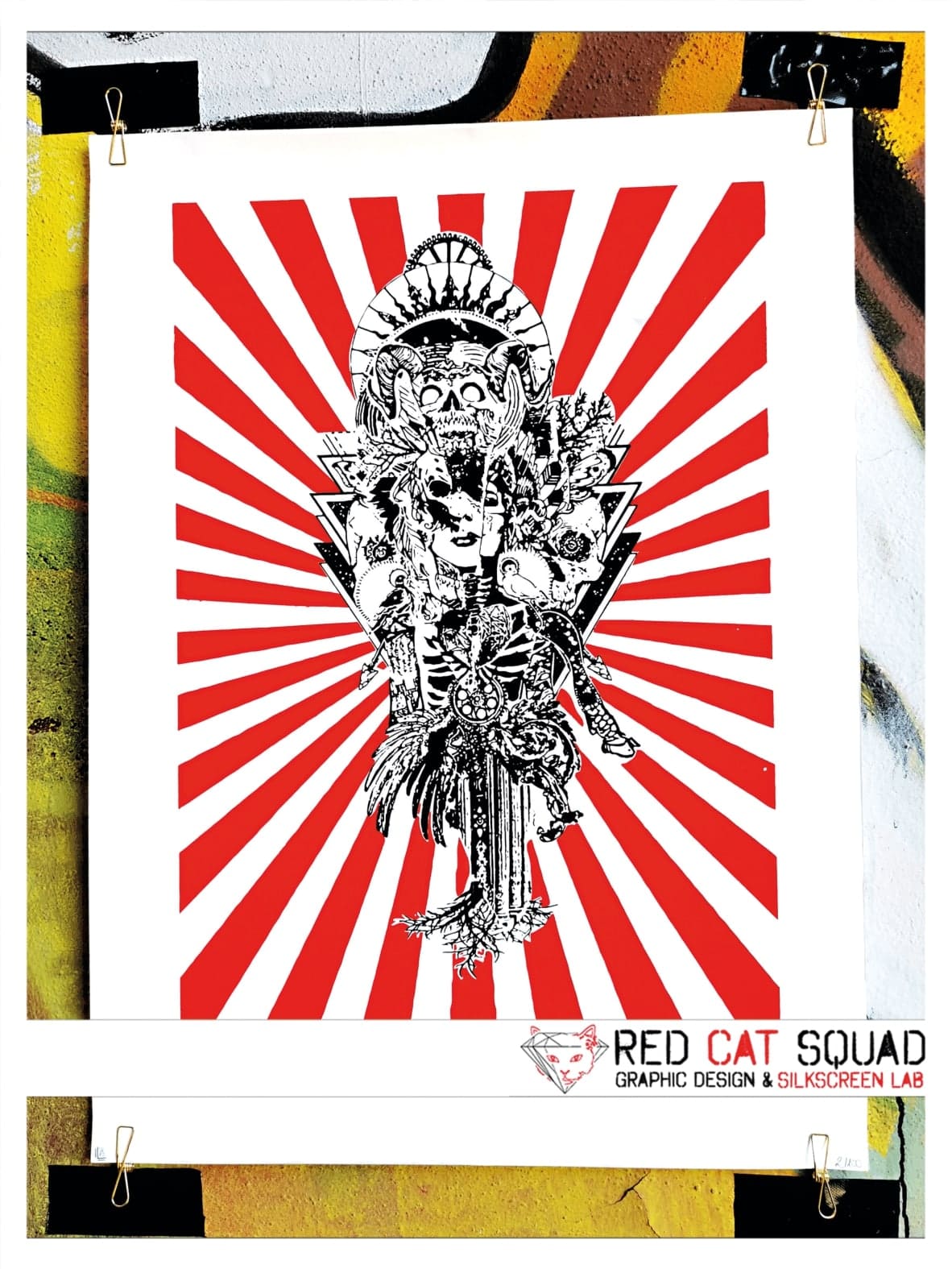RED CAT SQUAD BSP 05 goddess ARTPRINT POSTER 1