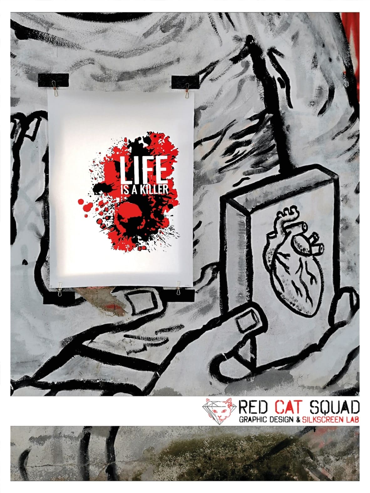 RED CAT SQUAD BSP 06 life ARTPRINT POSTER 1