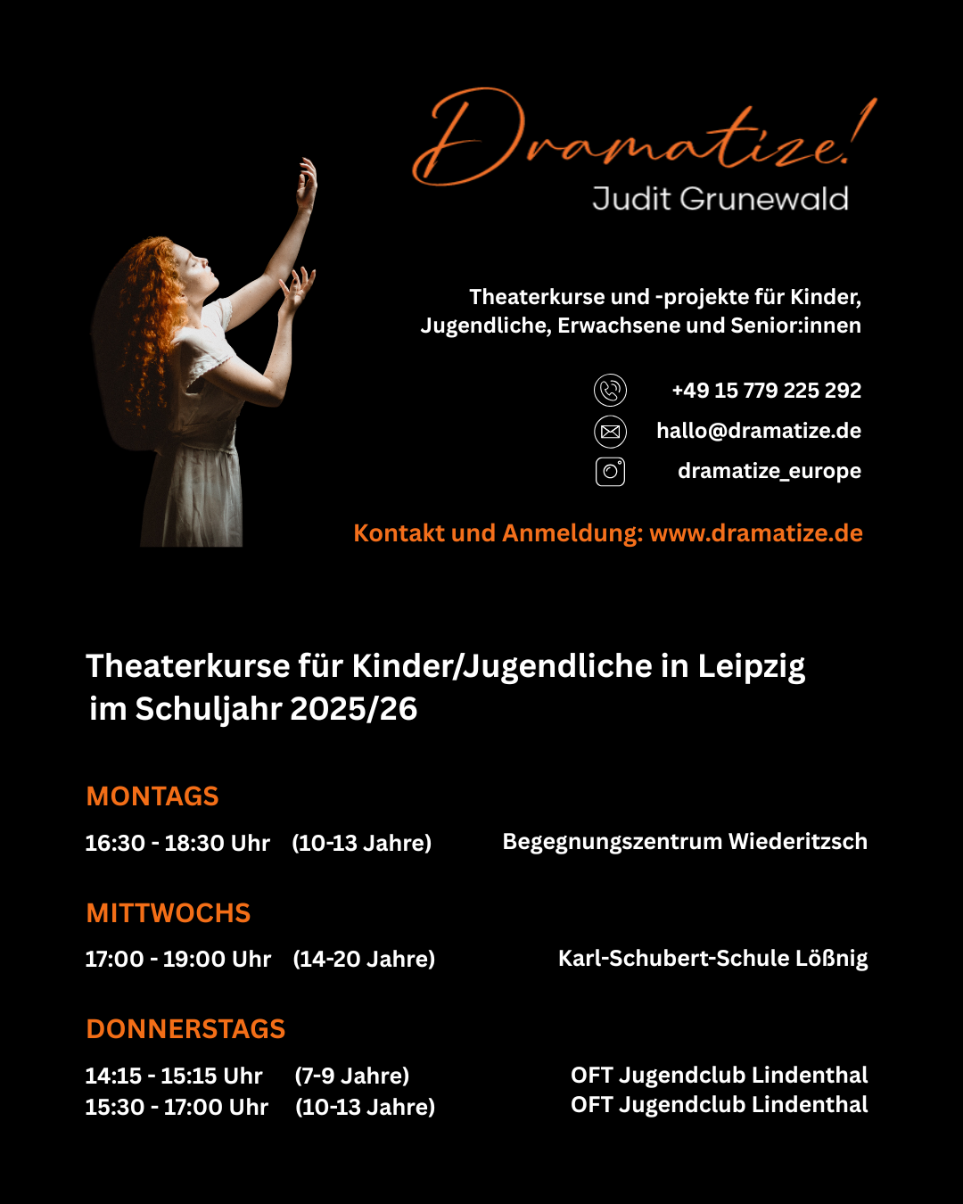 Flyer Kinder und Jugendkurse Insta 1