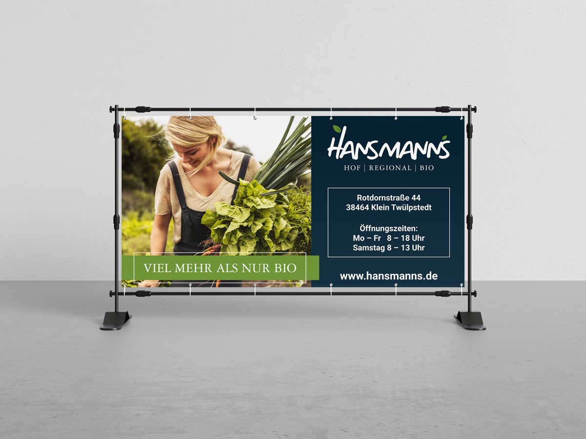 hansmanns banner biomarkt