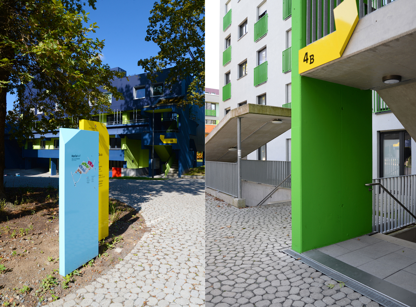 Studio Oase Karlshof Leitsystem Haus4 kleiner