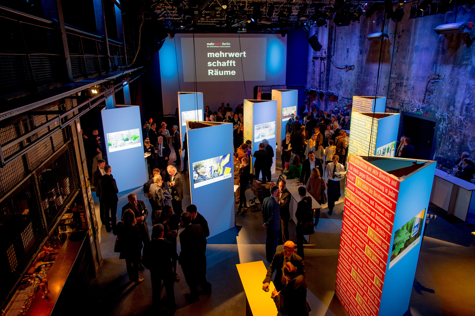 Videoinstallation für mehrwert-Initiative Berlin