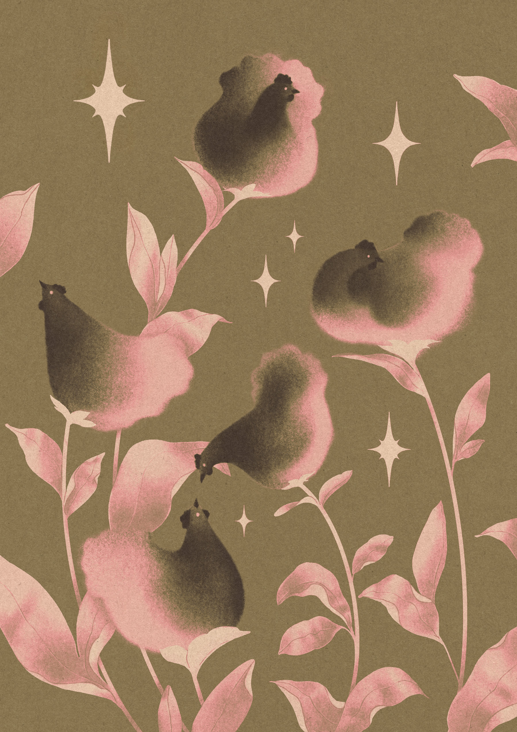 Feathered Flowers